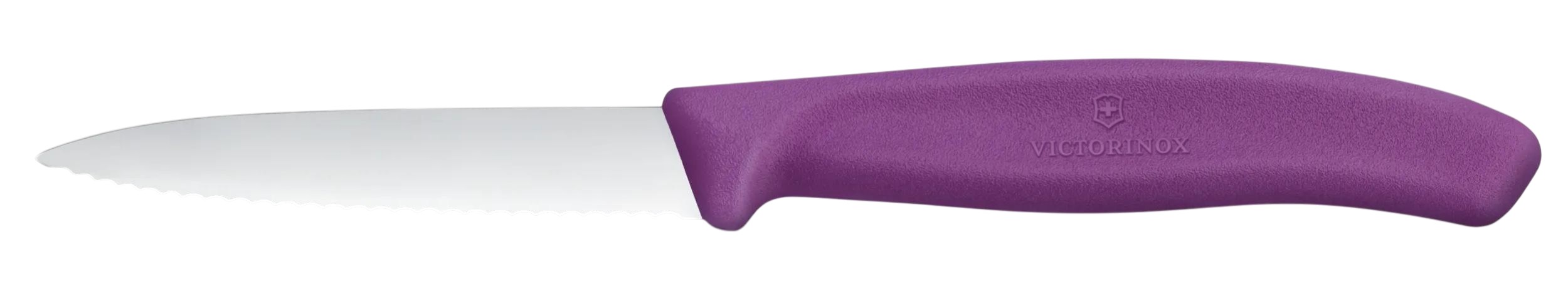 KNIFE VICTORINOX PARING WAVY 8cm PURPLE