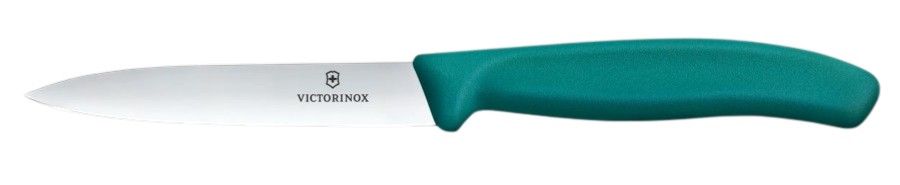 KNIFE VICTORINOX PARING STRAIGHT 10cm GREEN