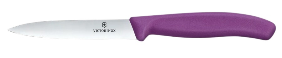 KNIFE VICTORINOX PARING STRAIGHT 10cm PURPLE