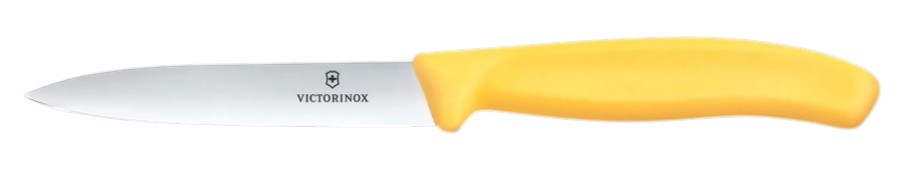 KNIFE VICTORINOX PARING STRAIGHT 10cm YELLOW
