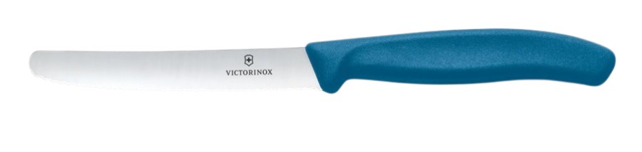 KNIFE VICTORINOX TOMATO WAVY 11cm BLUE