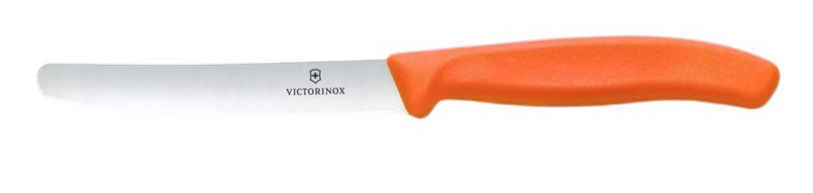 KNIFE VICTORINOX TOMATO WAVY 11cm ORANGE