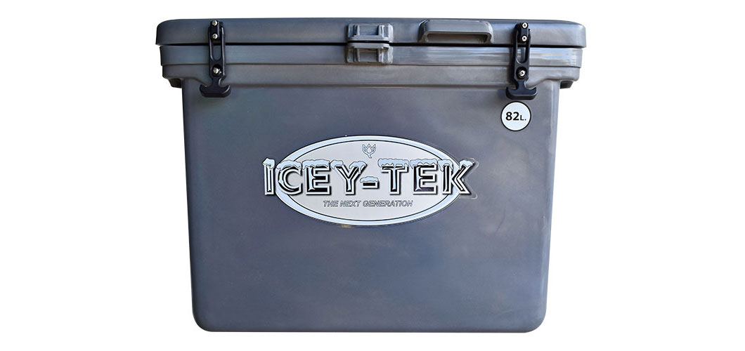 ICEY-TEK 82LTR CHILLY BIN GREY - CUBE 710x525x500mm