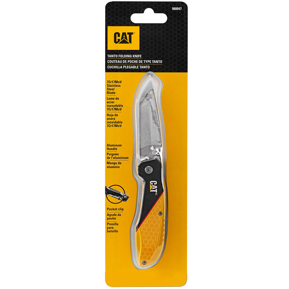 KNIFE FOLDING TANTO 180mm CAT - Image 3