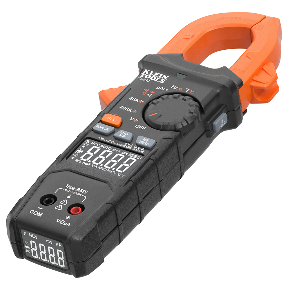 CLAMP METER DIGITAL KLEIN TOOLS CL490 600v 400a AC/DC