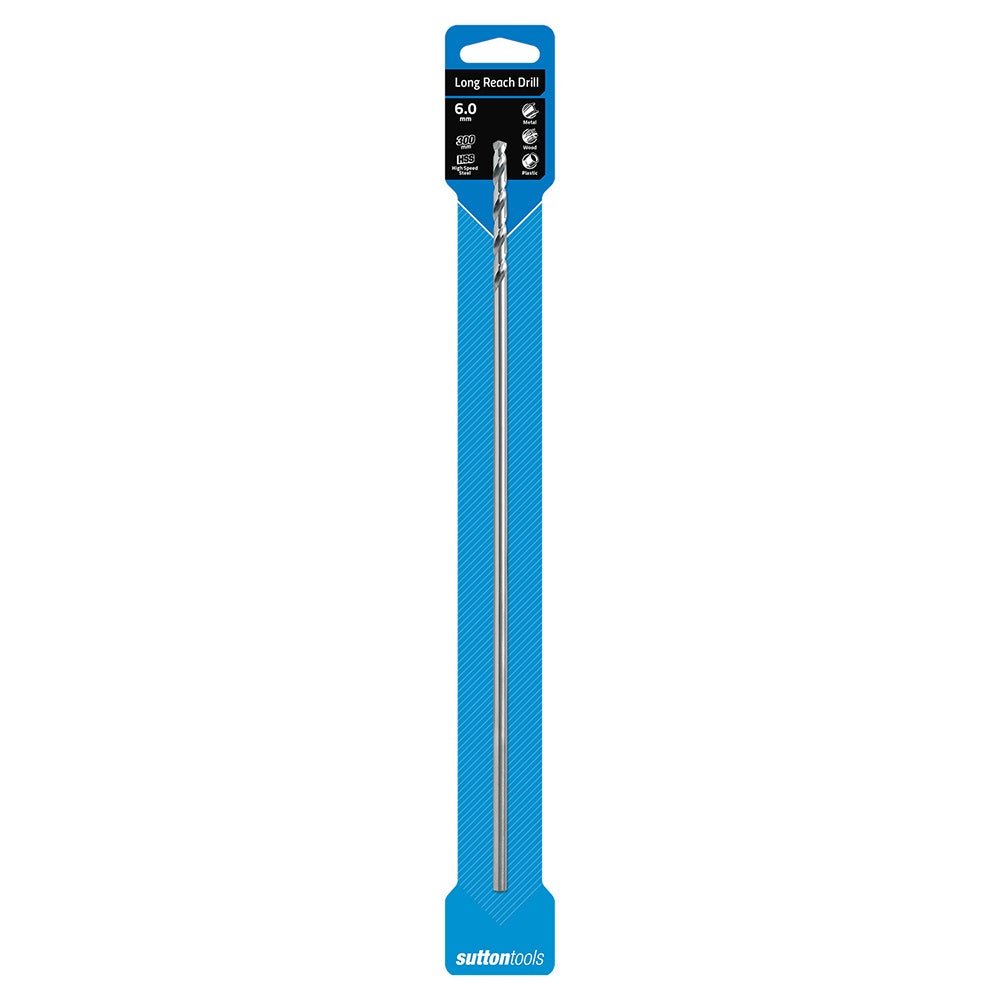 SUTTON DRILL HSS 6.0x300mm LONG SERIES EXTRA LONG REACH