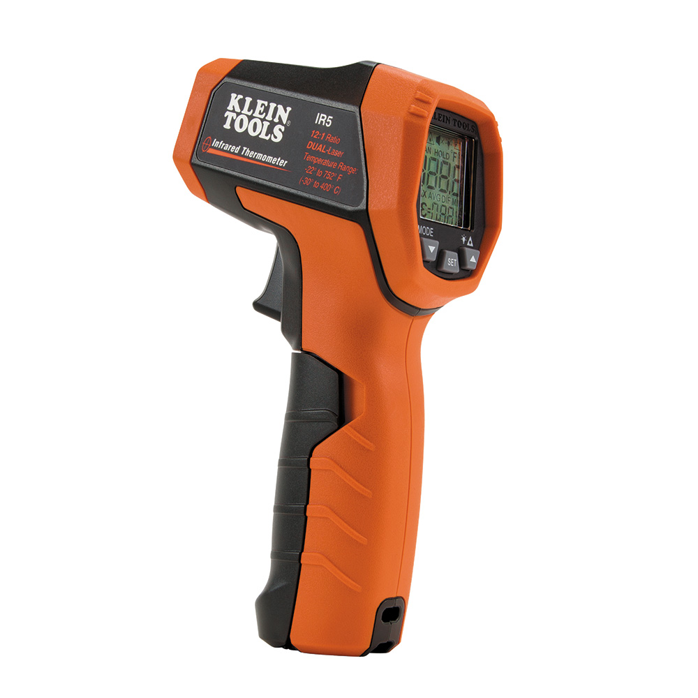 THERMOMETER INFRARED KLEIN TOOLS DUAL LASER (-30 to 400c)