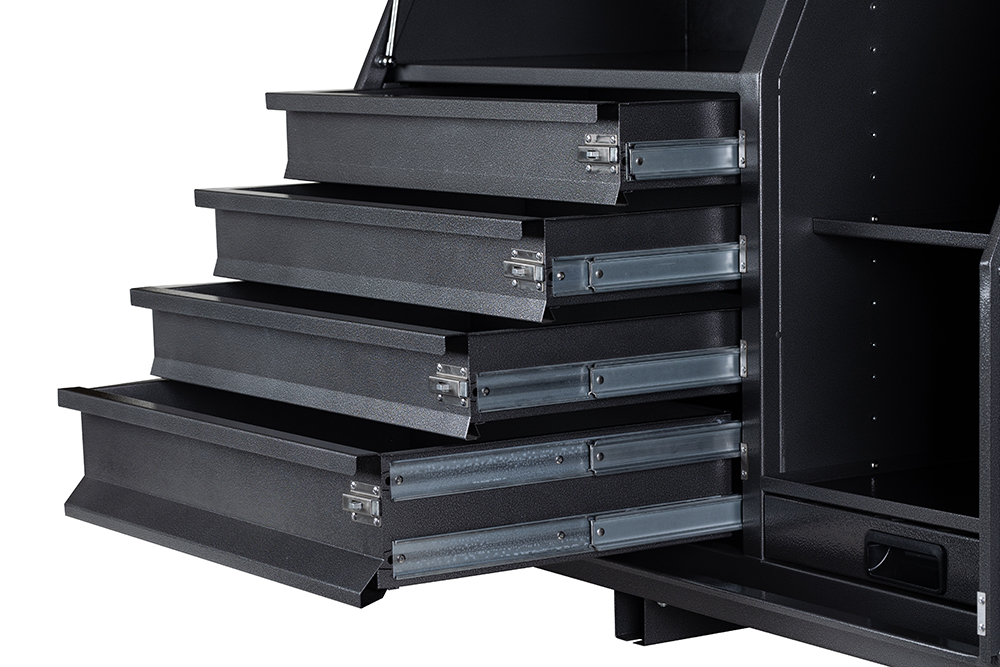 UTE BOX KABOXES 1150series 4- DRAWER 5-SHELVES CHARCOAL GREY - Image 3