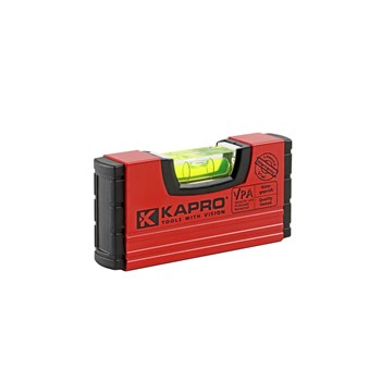 LEVEL KAPRO POCKET SIZE ALUMINIUM BOX RED 10cm 1-VIAL