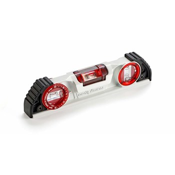 LEVEL KAPRO OPTIVISION RED TORPEDO CAST ALUMINIUM 25cm 3-VIAL