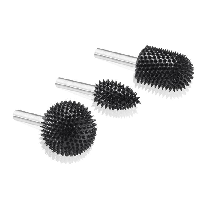 KUTZALL EXTREME BURR KIT FOR 1/4 GRINDERS- 3 PIECE VERY COARSE KIT - Image 2