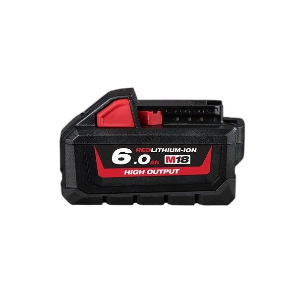 MILWAUKEE BATTERY 18v 6ah RED Li-ion HIGH OUTPUT
