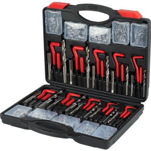 PROEQUIP THREAD REPAIR KIT 320PCE SAE (UNC)& METRIC (1/4-20, 5/16-18, 3/8-16, 7/16-14, 1/2-13TPI, M5x0.8, M6x1.0, M8x1.25, M10x1.50, M12x1.75)