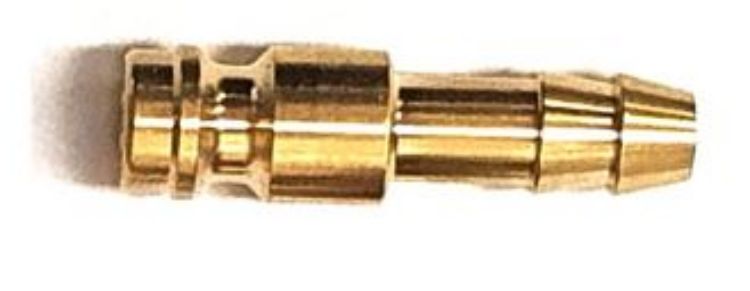 RECTUS 21 HOSE TAIL PLUG 6mm HOSE TAIL FOR ARGON / Co2 OR COMPRESSED AIR ( ALSO USED ON EURO CARAVAN GAS ADAPTORS)