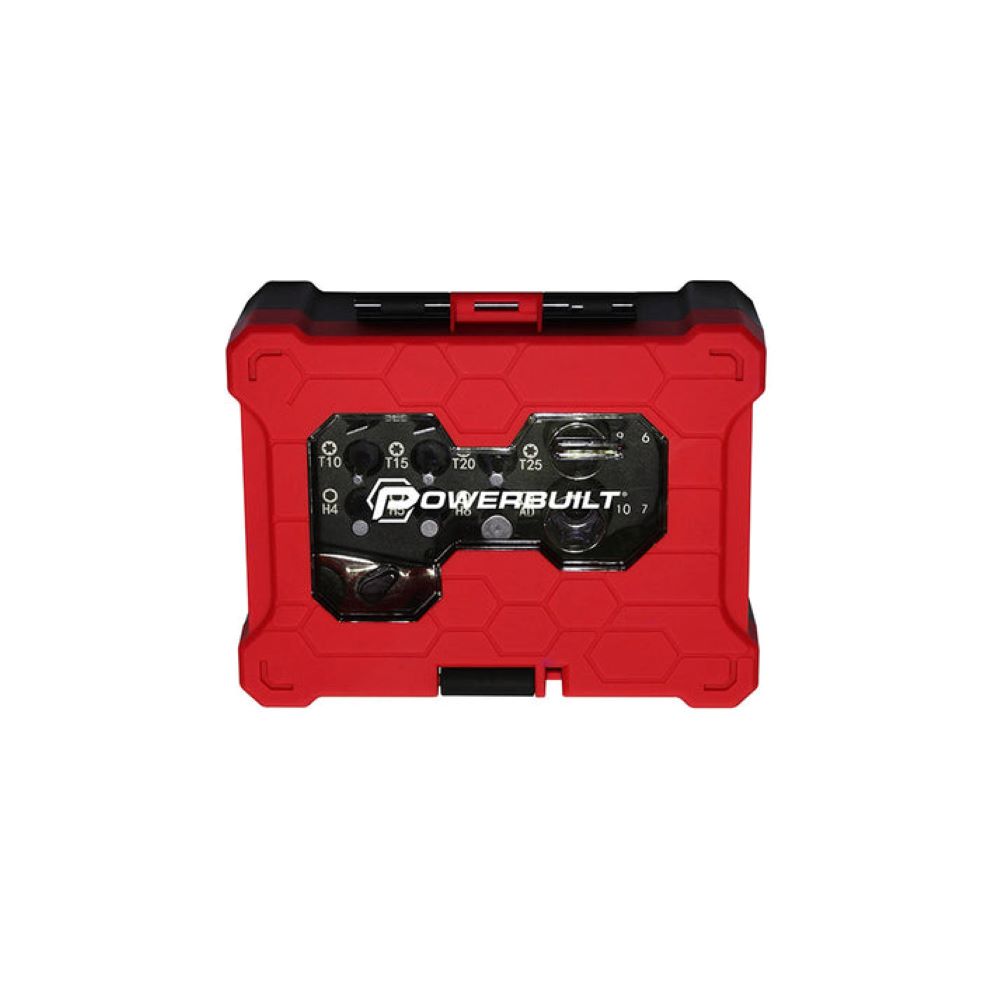 POWERBUILT SOCKET & BIT SET 1/4DR 23PCE METRIC - Image 2