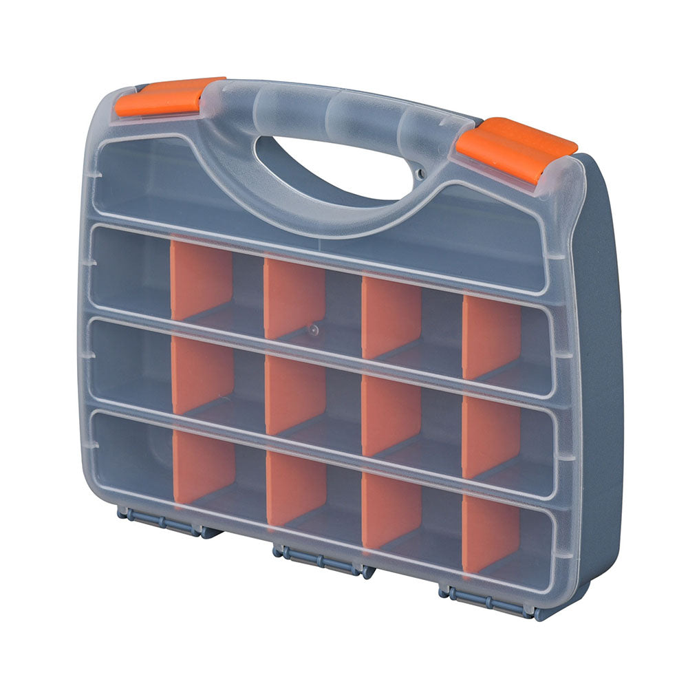 POWERBUILT STORAGE BOX 320x255x60mm 15 COMPARTMENT