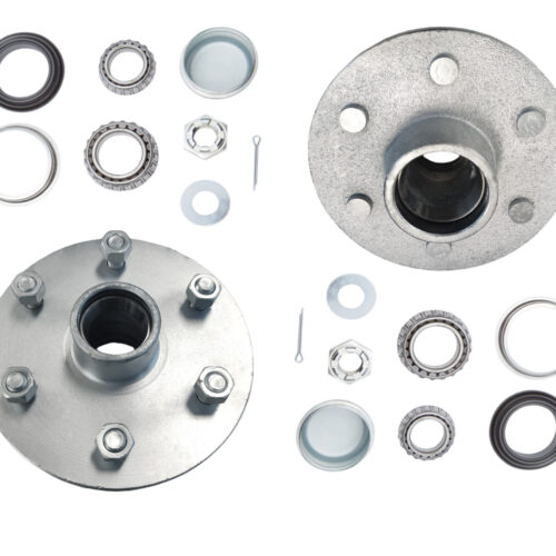 TRAILER HUB SET TROJAN 6 x 5-1/2 X 1/2 1500kg (FLANGE DIAMETER = 190mm)