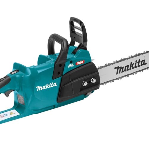 MAKITA CHAINSAW 40v 400mm WITH CHARGER AND 5.0AH BATT